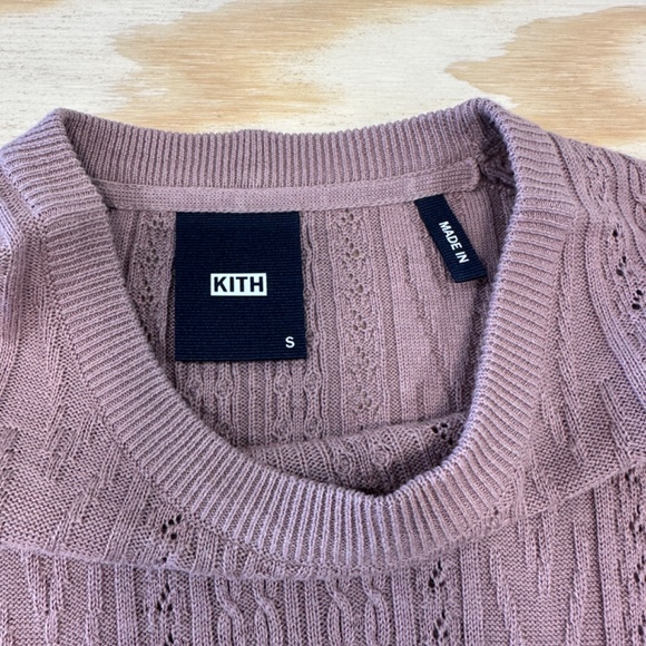 Kith Tilden Crewneck - Dusty Mauve - Picture 3 of 7